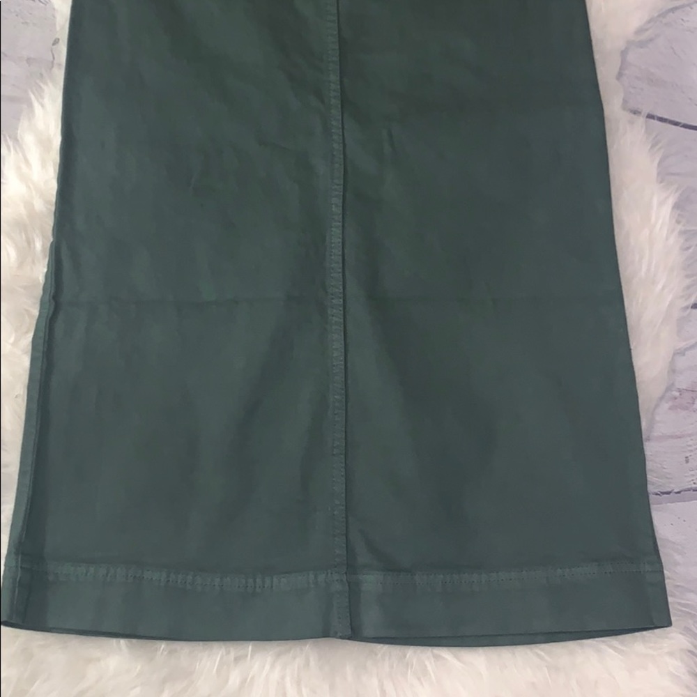 Rachel Antonoff Carlotta Green  Denim Skirt Size 4 - Picture 9 of 10